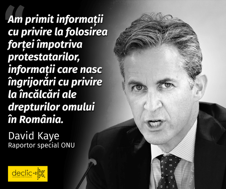 ONU investighează violențele Jandarmeriei din 10 august