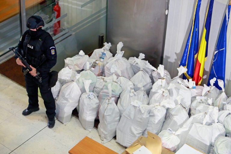 Delta Dunării: captură record de 800 de kilograme de cocaină în valoare de 300 de milioane  de euro