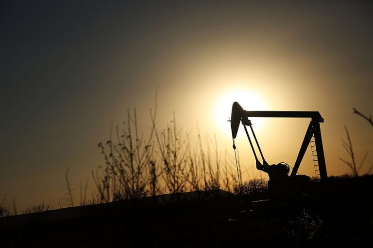 SWEETWATER, TX - JANUARY 19: An oil pumpjack works on January 19, 2016 in Sweetwater, Texas. Global oil prices continue their downward fall with U.S. oil dropping towards $27 a barrel, its lowest since 2003, on worries about global oversupply. Following a diplomatic agreement on nuclear fuel with America, Iran has forecast it will add 500,000 barrels per day to global production, following the lifting of sanctions. (Photo by Spencer Platt/Getty Images)
