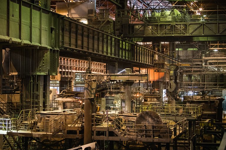 DUISBURG, GERMANY - JANUARY 17: General view of ThyssenKrupp steelworks on January 17, 2018 in Duisburg, Germany. ThyssenKrupp CEO Heinrich Hiesinger is seeking to merge the company's steel making unit with Tata Steel of India. The German economy grew 2.2 percent in 2017, its biggest growth rate since 2011. Economists see a strong outlook for 2018. (Photo by Lukas Schulze/Getty Images)