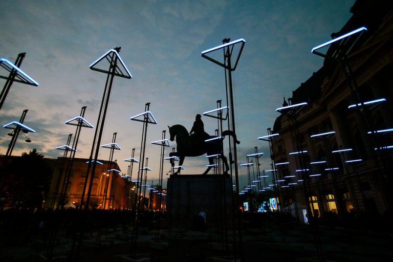 Spotlight –  Festivalul Internațional al Luminii pe Calea Victoriei