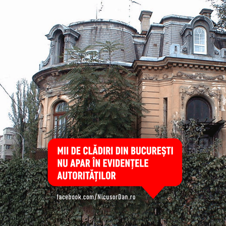 Mii de clădiri lipsesc din evidența administrației publice bucureștene