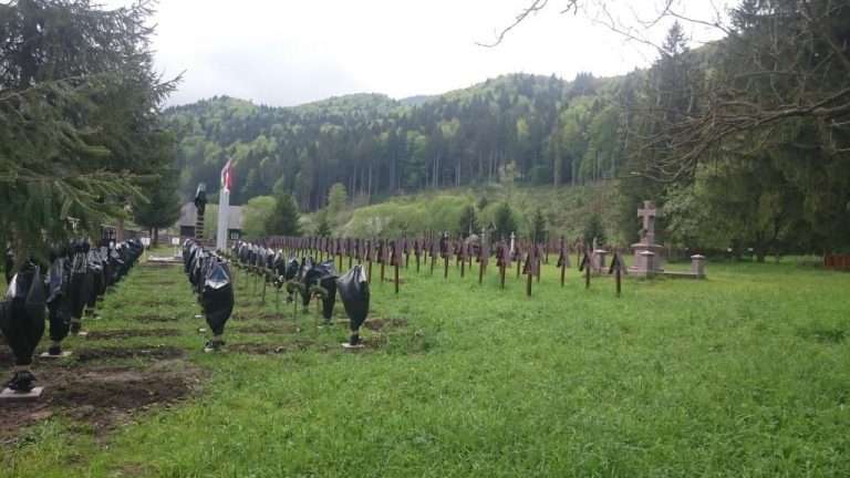 Accesul în Cimitirul Eroilor din Valea Uzului, interzis temporar, pe fondul scandalului iscat
