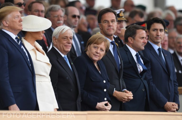 Întrevedere Trump – Merkel, după comemorarea Debarcării din Normandia