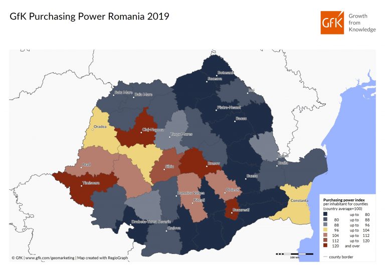 Locul 32 în clasamentul european al puterii medii de cumpărare. Bucureștiul sub cea mai slab performantă provincie spaniolă, dar peste Budapesta