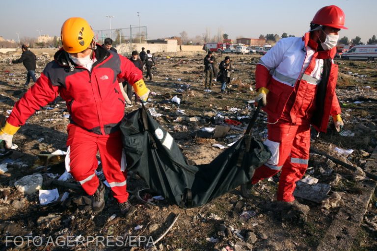 Aeronava ucraineană prăbușită în Iran era cuprinsă de flăcări și încerca să revină pe aeroport