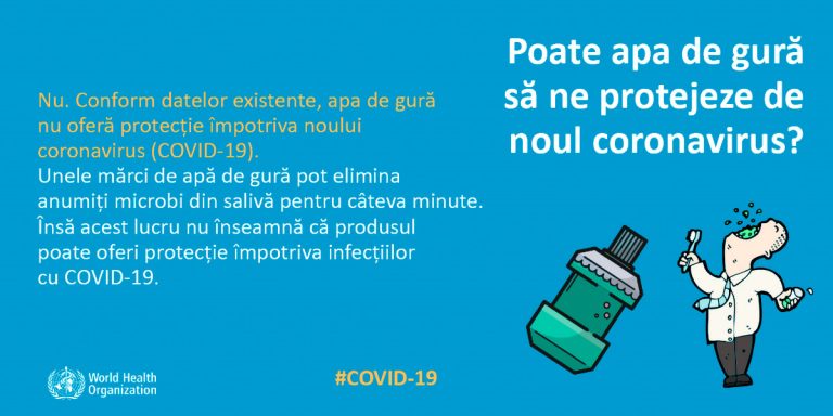Miturile și virusul: Poate apa de gură să ne protejeze de noul coronavirus?