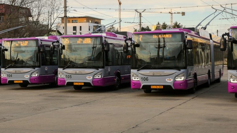 Troleibuze cu wifi și senzori 3D, în Cluj-Napoca